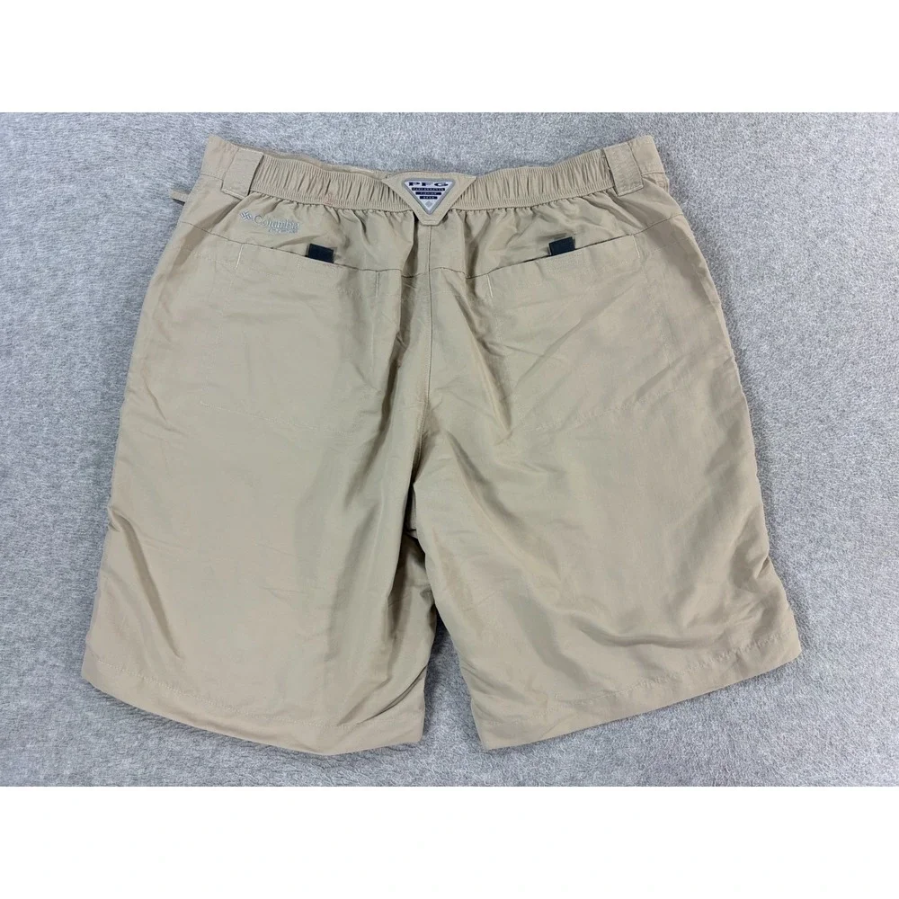NWT Columbia Cargo Hiking Travel Shorts (Men's 36) Tan - 10